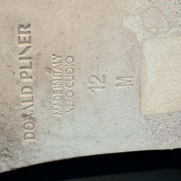 Donald J. Pliner Slate Blue Leather Loafers - Picture 11 of 16